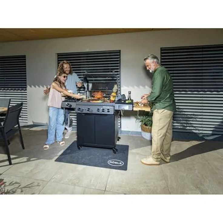 Rösle Gasgrill EPICFLAME PRO 4 Schwarz mit PRIMEZONE und Backburner 251165 – Bild 6