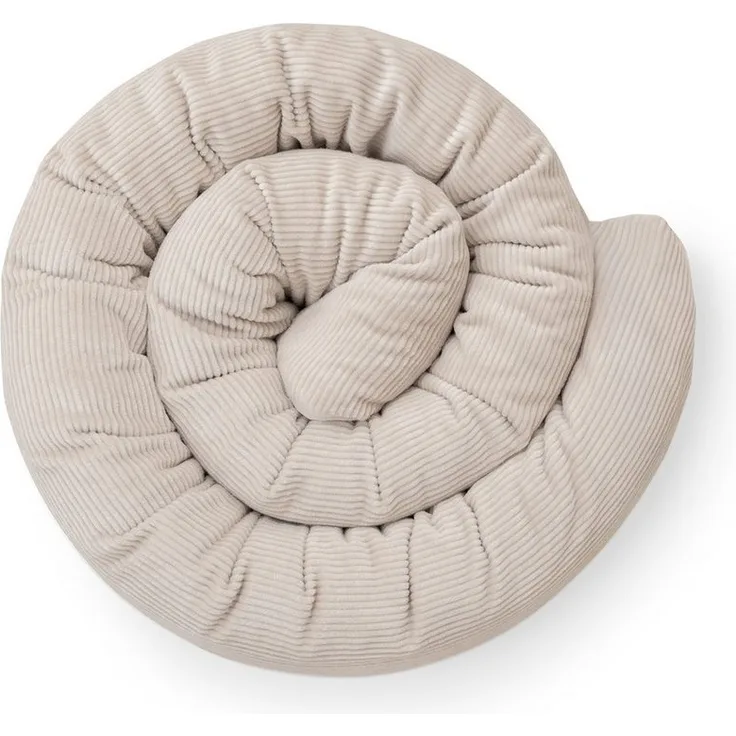 Ehrenkind Nestchenschlange Bettschlange Cord aus 100% Bio-Baumwolle, Schutz und Geborgenheit, (Kuschelschlange, Bettumrandung Babybett), Bettschlange Baby