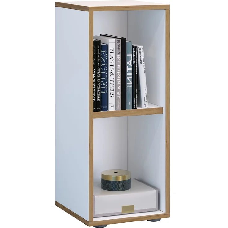 VCM Büroregal & Bücherregal Salia 920706 Weiß H. 74 x B. 30 x T. 33 cm – Bild 1