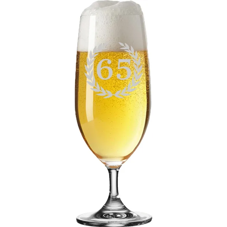 Luxentu Biertulpe Pilsglas 360 ml - 65. Jubiläum