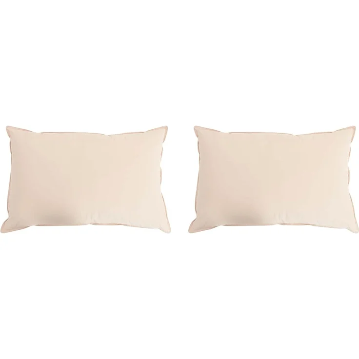 vidaXL Kopfkissen 2 pcs Beige 50x70 cm Kapokfaser 42042052 – Bild 1