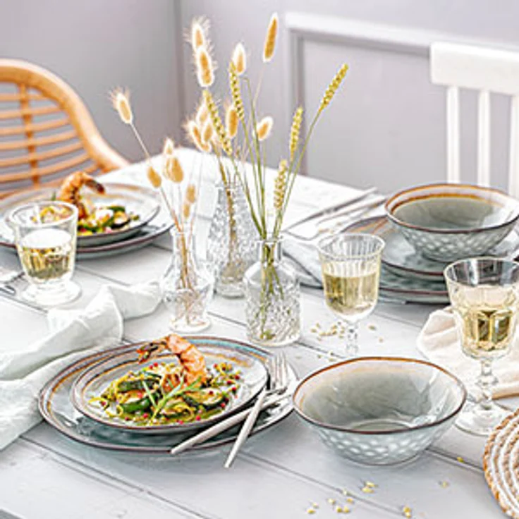 SÄNGER Salatschalen Set Capri Grau 4 teilig – Bild 7