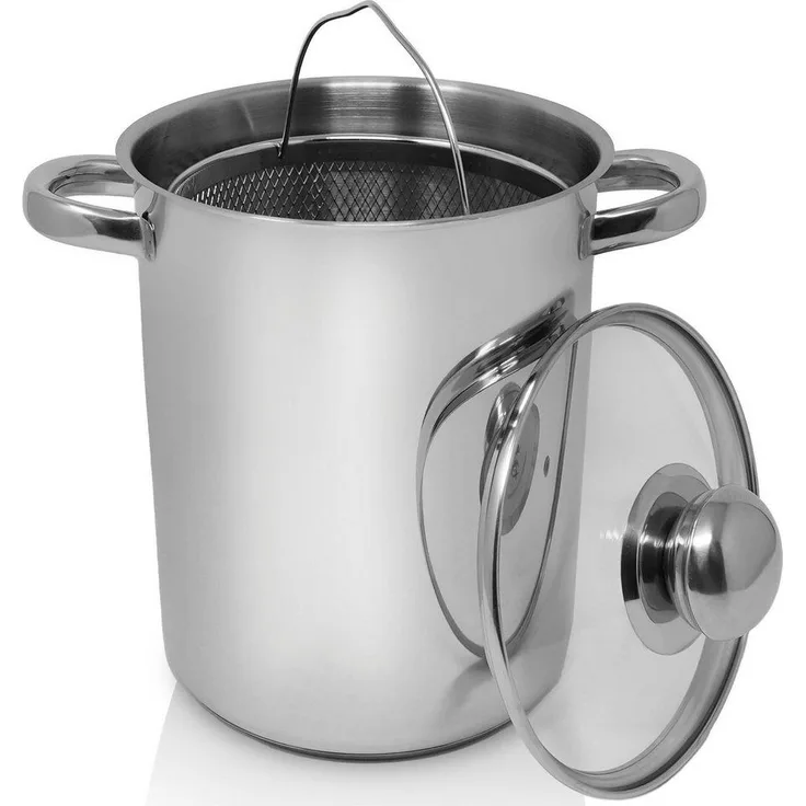 Edelstahl Spargeltopf 4,0 Liter / Karl Krüger / Spargel-Topf / Spargel Topf