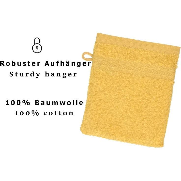 Betz Waschhandschuh 10-tlg. PREMIUM Größe 16 cmx21 cm, Baumwolle (Set, 10-St), 100% baumwolle – Bild 3