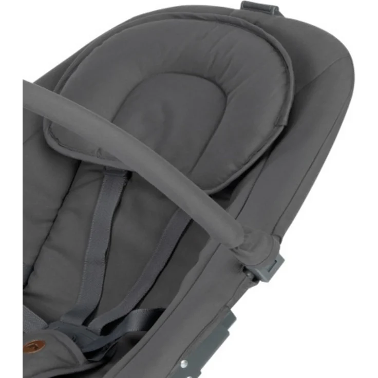 Bebeconfort Melilo Babyschaukel, Automatische Bewegungserkennung, Verstellbare Rückenlehne,0-6 Monaten, 12 beruhigenden Liedern und 5 Naturgeräuschen, 5-Punkt-Gurt, Mineral Graphite – Bild 4