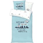 Bettwäsche Bettgarnitur Bettbezug 2-tlg 135x200cm Sheepworld Heute 46257