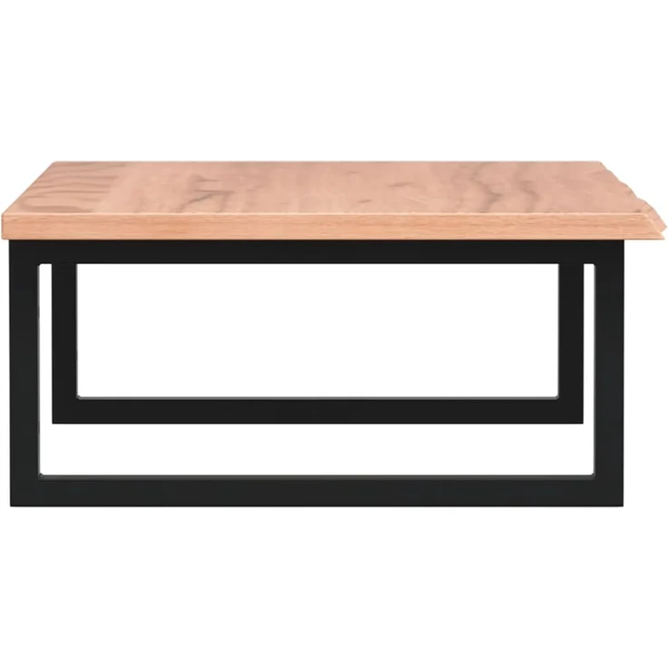 vidaXL Waschtischplatte mit Halterung Stahl und Massivholz Eiche 3302609 – Bild 5