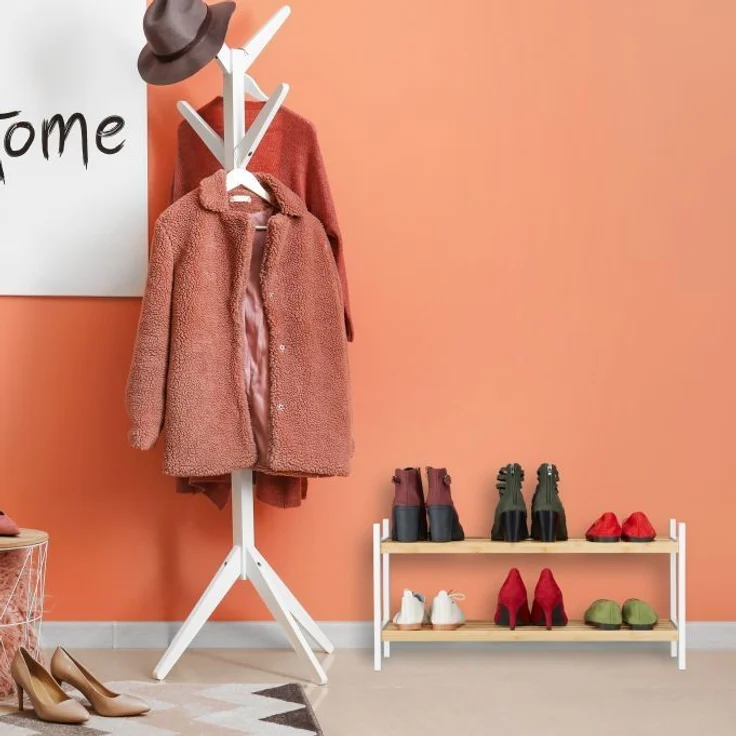 Schuhregal mit 2 Ebenen – Bild 5