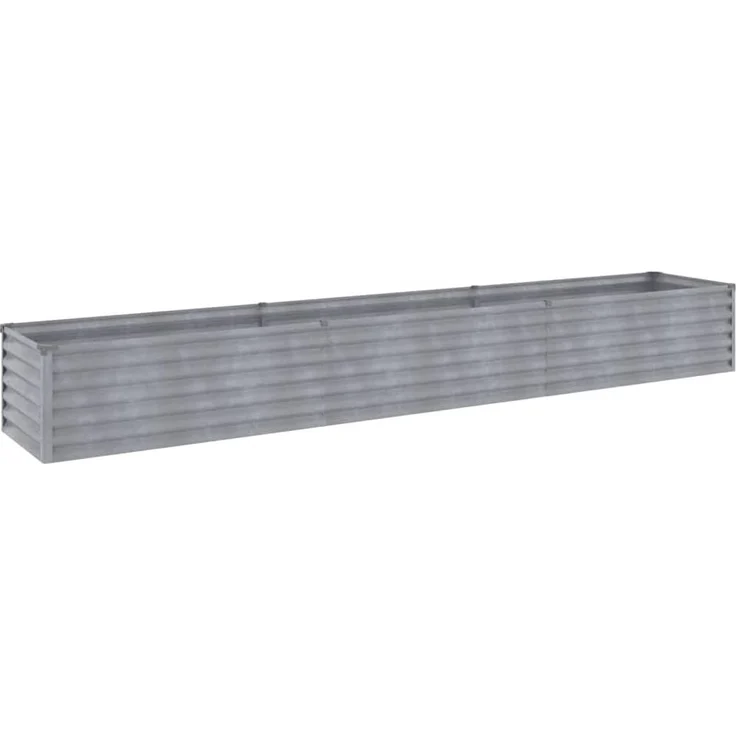 DELUKE® Hochbeet aus Cortenstahl AKSEL unten offen Hochbeet Metall Pflanzenbeet Metall Gartenbeet Blumenbeet Beet hoch Frühbeet für Garten Gemüsebeet, 291x50x36cm – Bild 5