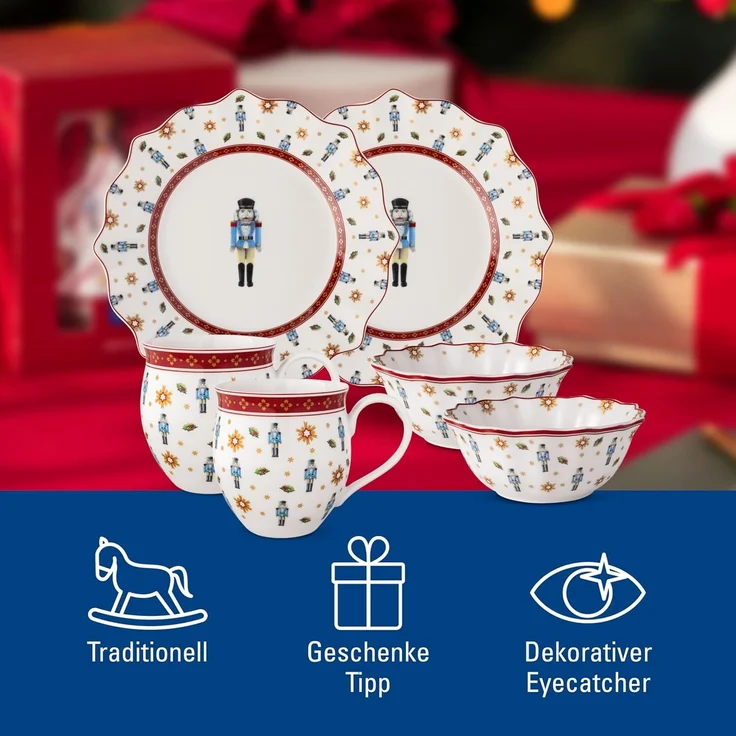 Villeroy & Boch Toy's Delight Frühstücks-Set 6-teilig Nussknacker – Bild 5