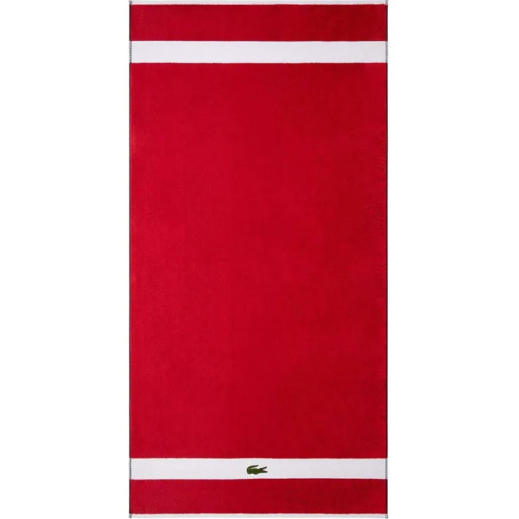 Lacoste Frottier Handtücher Casual|Handtuch 55x100 cm| rouge
