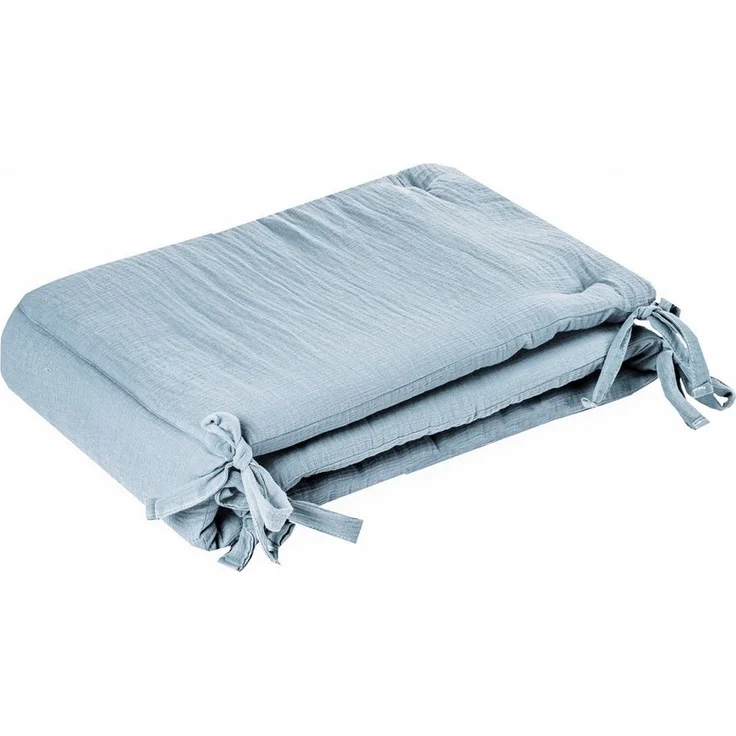 Julius Zöllner Kuschelnest denim Nestchen Musselin 180x35, (1-tlg), Nestchen Musselin 180x35 – Bild 3