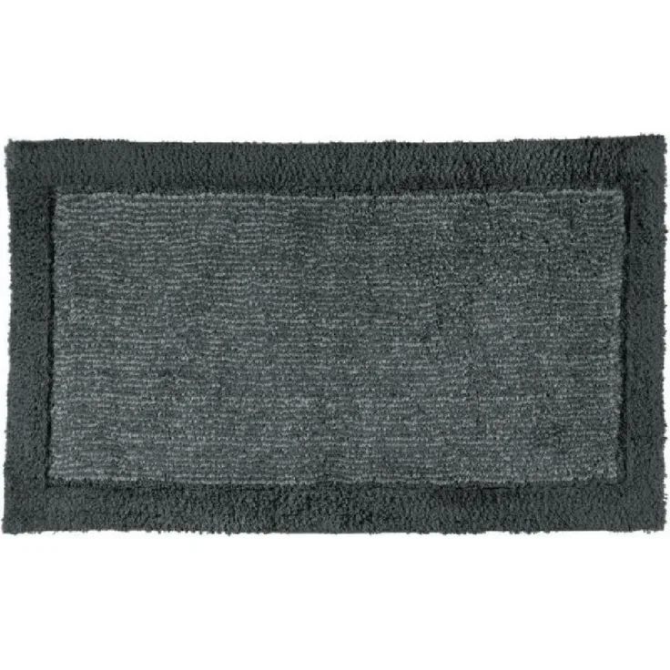 Cawö Badematte Badteppich Two-Tone Schiefer (60x100cm)