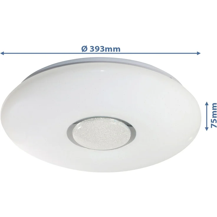 LED-Deckenleuchte Maximus Albury Sterne Optik Deckenlampe Raumleuchte Zimmerlampe Zimmerleuchte Wohnzimmerlampe Schlafzimmerlampe – Bild 4