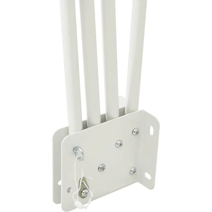 vidaXL Balkon Sichtschutz 115 x 115 cm Polyester Creme 42000942 – Bild 6