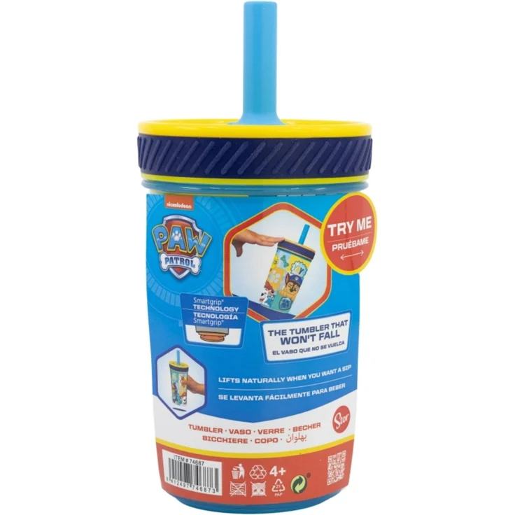 Paw Patrol Kippsicher Trinkbecher PP 370 ml – Drop Safe Plastikbecher mit Smartgrip-System – Bild 5