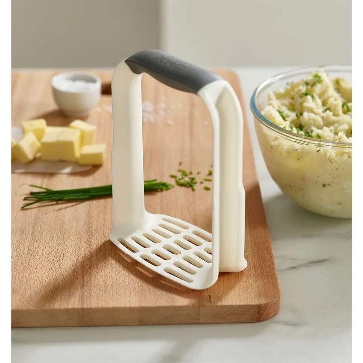 JosephJoseph Easy-Mash Ergonomischer Kartoffelstampfer Weiß – Bild 2