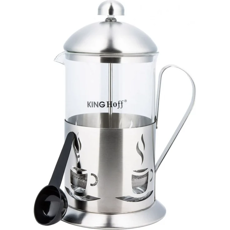 Kinghoff Kinghoff Tee-Ei mit Druck French Press 350 ml KH4830 – Bild 1