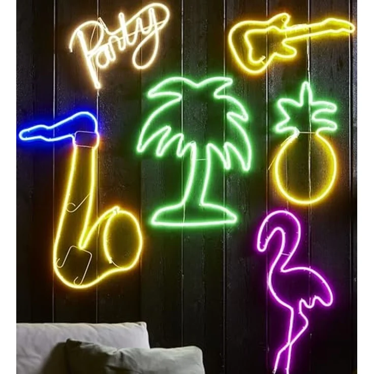 Best Season LED-Silhouette 'Flatneon', 230 LED, Flamingo – Bild 3