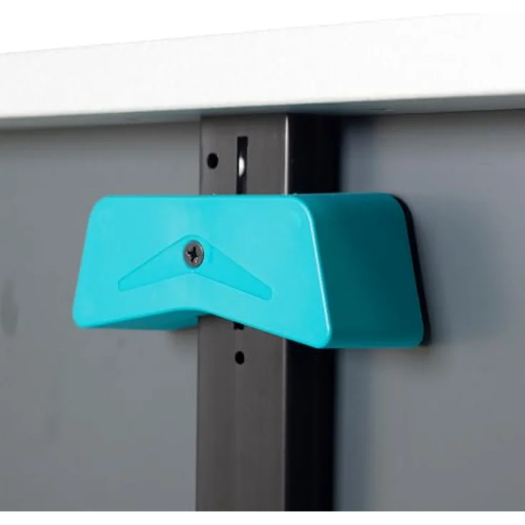 Cornilleau 300X Outdoor Tischtennisplatte, robuste Melaminharzplatte mit höhenverstellbaren Standbeinen, schwarz – Bild 7
