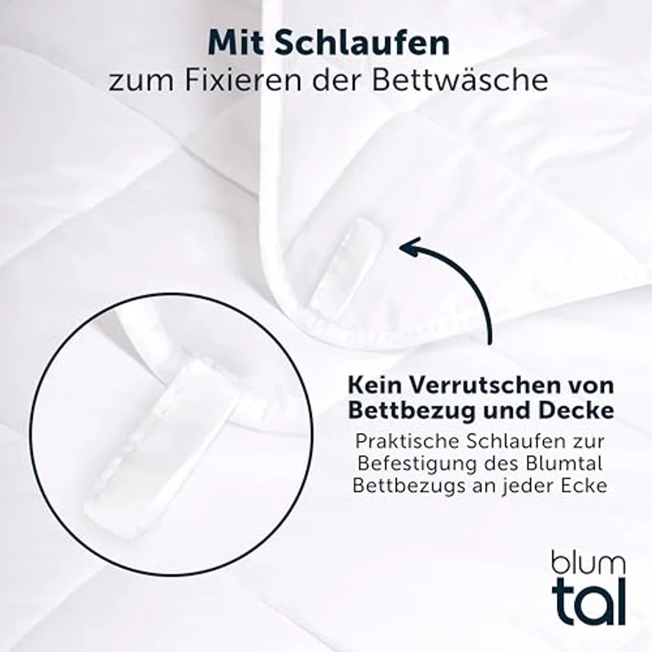 Blumtal Kunstfaserbettdecke zertifizierte Steppbettdecke - Winterdecke, Wärmeklassen: Sommer, 4 Jahreszeiten, Ganzjahresdecke, Winter – Bild 2