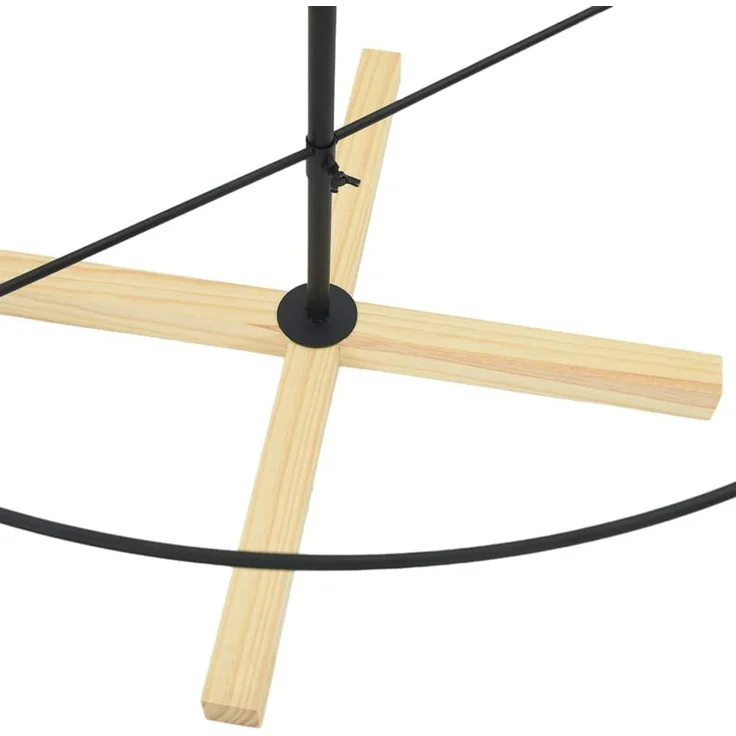 vidaXL Metall-Weihnachtsbaum mit Ständer KUOPIO 180 cm Stahl Schwarz 42019161 – Bild 8