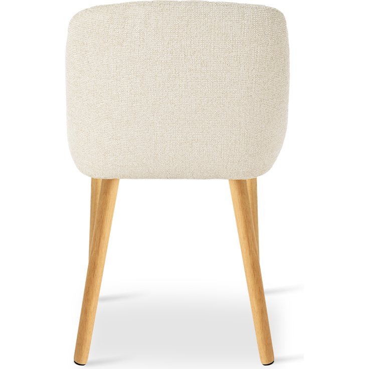 GOEURVANT 993 Esszimmerstühle 6er-Set, Chenille - Creme – Bild 5