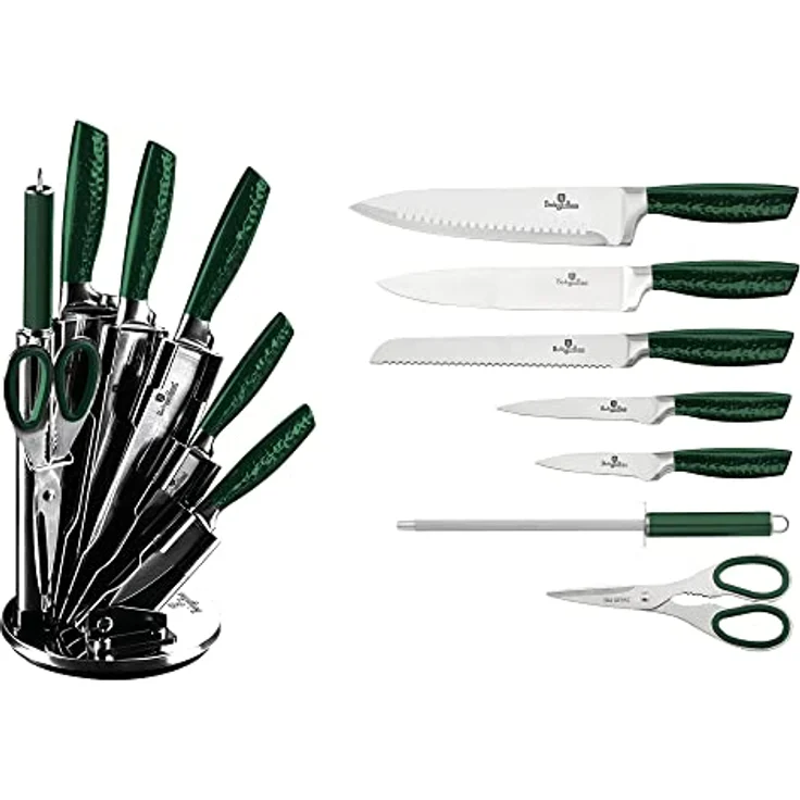 Berlinger Haus Berlinger Haus Messerset im Ständer 8 Elemente Metallic Line Emerald BH2463 – Bild 5