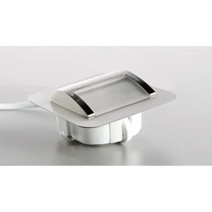 Heitronic Nr. 500585-HE LED Einbauleuchte VALENCE 3000K 73x73mm aluminiumfarben – Bild 6