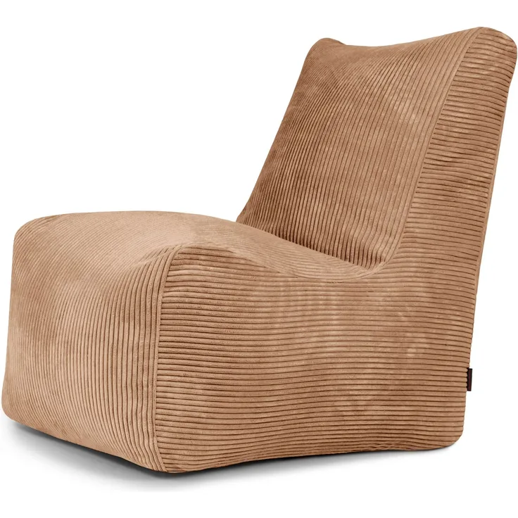 Sitzsack ‘Seat‘, Bezugstoff - Waves, 100% Polyester, Sand, 85x105x80 cm cm.