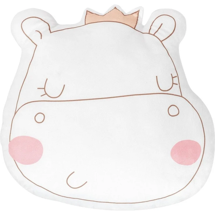 Kikkaboo Babykissen Plüschtier, Kuschelkissen, Figurenkissen, ab Geburt rosa