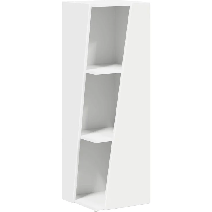 vidaXL Seitenregal Weiß 33 x 32 x 100,5 cm Holzwerkstoff 892417 – Bild 2