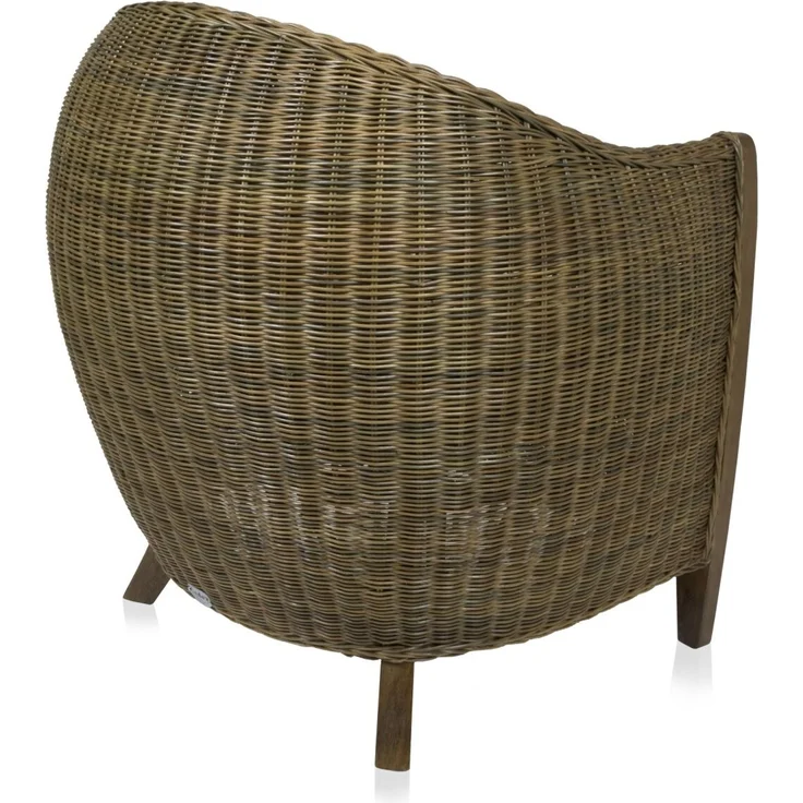 Sedex Bari Rattansessel Palmskin – handgefertigt mit Holzgestell und Sitzpolster – Bild 6