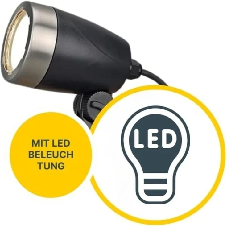 MeLiTec 2er Set LED Gartenstrahler GL11-1 Edelstahl anthrazit – Bild 3