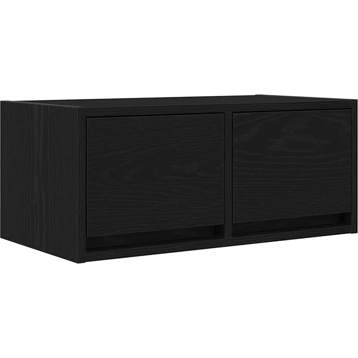 2 pcs TV-Schrank, Lowboard TV Schwarz Eichen-Optik 60x31x25,5 cm – Bild 5