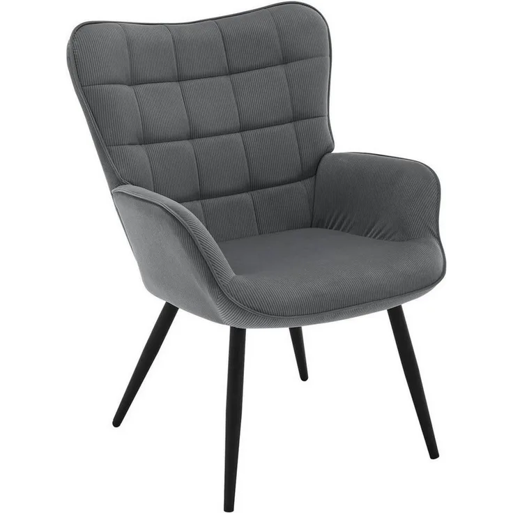 Woltu Relaxsessel (1-St), Ohrensessel Polstersessel mit Cordbezug