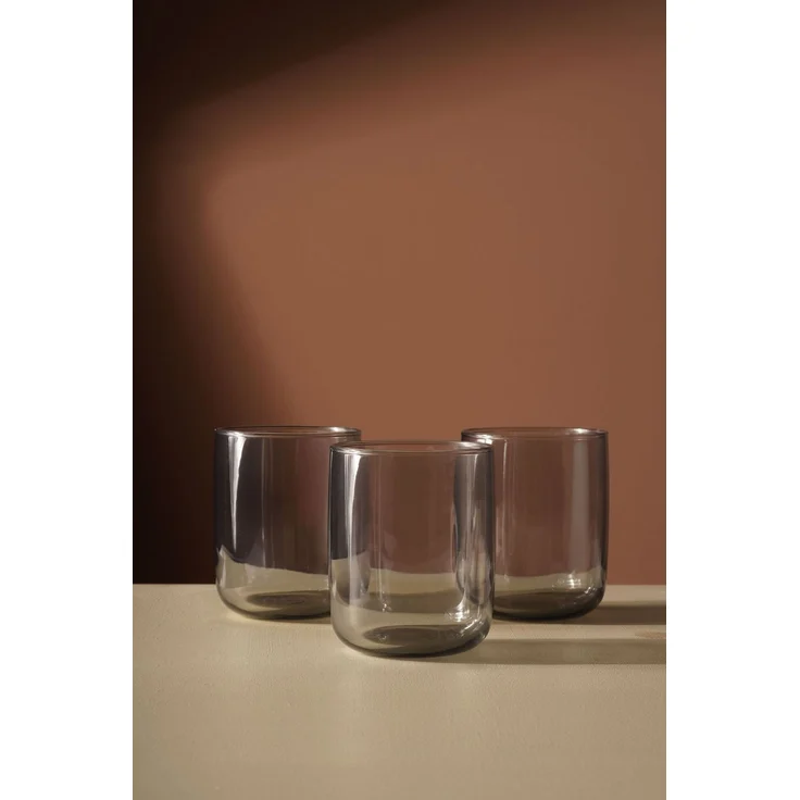 Hermia Concept 'F10000058' Gläser-Set (6-teilig), Grau, 6,7 x 6,7 x 9 cm, 280 ml – Bild 3