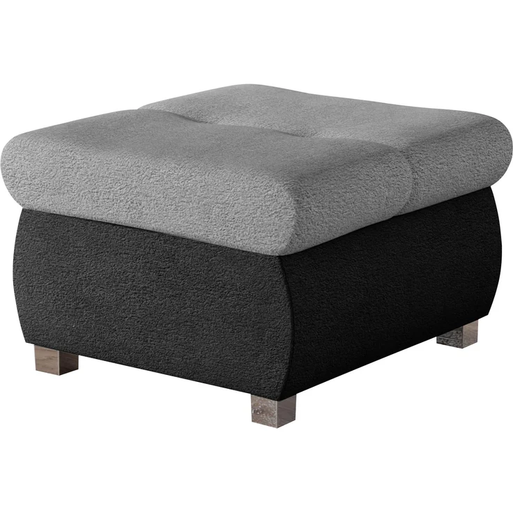 Polsterhocker Orkan Klein (Farbe: Velo 637 + Velo 633) – Bild 1