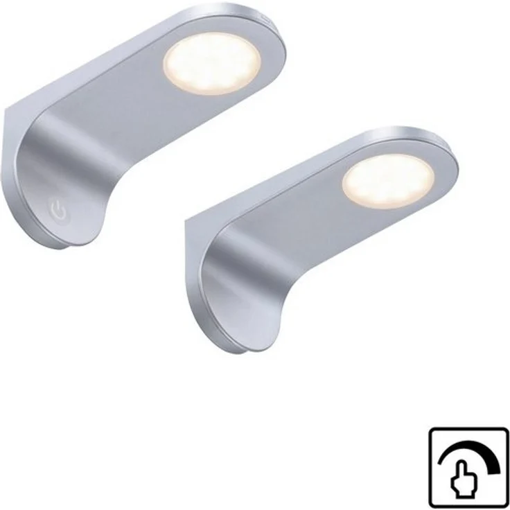 Paul Neuhaus Unterschrankleuchte AMON, Dimmfunktion, LED fest integriert, Warmweiß, LED Unterbauleuchte, Küchenlampe, dimmbar über Touchdimmer – Bild 3