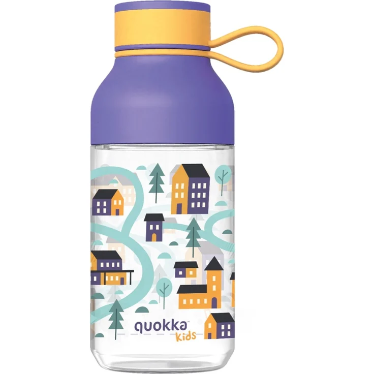 Quokka Ice Kids Trinkflasche 430 ml TOWN Abnehmbare Austattung – Bild 1