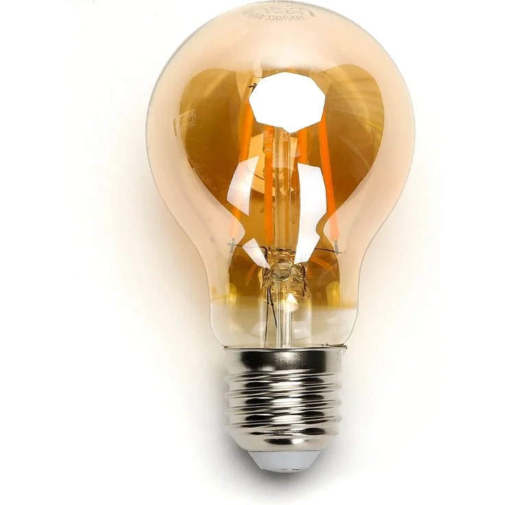 8W E27 Edison LED Vintage Filament Glühbirne Birne Leuchtmittel Retro Nostalgie Beleuchtung A60 2200K Warmweiß – Bild 1