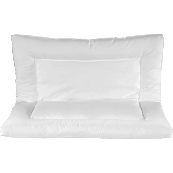 sleepling Nackenstützkissen Klappkissen, multifunktionales Kopfkissen, Füllung: Polyester, Bezug: Polyester, Seitenschläfer, Rückenschläfer, Bauchschläfer, Entspannungskissen, klappbar, Lücosoft Technologie, 80 x 80 cm – Bild 1
