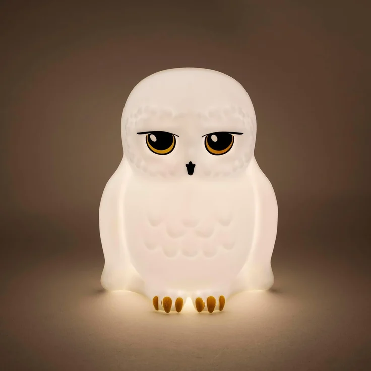 Harry Potter Hedwig Nachtlicht - Offiziell lizenziertes Harry Potter Dekogeschenk, tragbares Stimmungslicht für Kinder, batteriebetrieben, Black – Bild 7