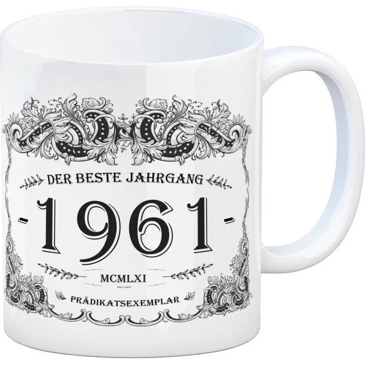 speecheese Tasse 1961 der beste Jahrgang Kaffeebecher Tasse Kaffeetasse Geburtsjahr