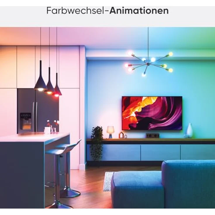 Nanoleaf Essentials Matter WLAN Smart Bulb E27 - 4PK EEK G – Bild 5