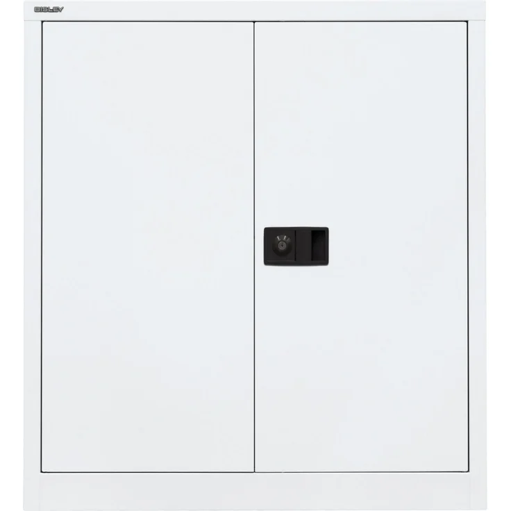 Bisley 'Universal' Flügeltürenschrank, Verkekrsweiß, 100 x 40 x 91,4 cm, 1 Fachboden – Bild 3