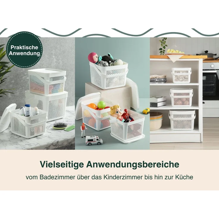 uandu home Vorratsdose Kartoffel Aufbewahrungsbox Küche, Zwiebeln, Knoblauch Aufbewahrung, (Korb für Spielzeug, Wäschekorb, Regal Korb, Aufbewahrungskorb für Bad, Vorratskorb, Küchen Aufbewahrung & Organizer) – Bild 1