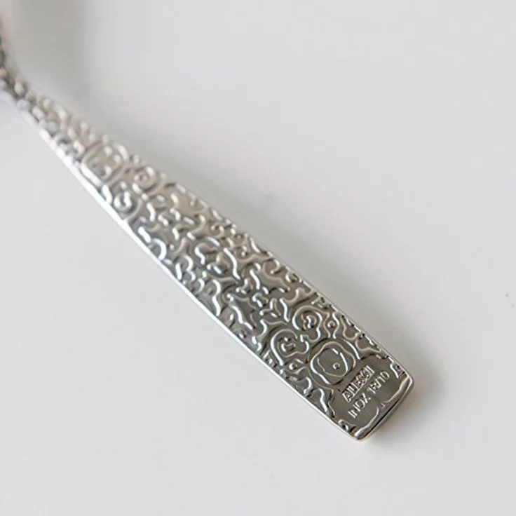 Alessi Dressed Kaffeelöffel, Edelstahl, Silber, 12x3. 3x2. 7 cm, 6-Einheiten – Bild 5