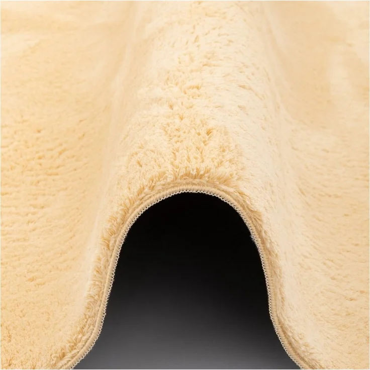 Pergamon Fellteppich Fellteppich Super Soft Pearl Rund, Rund, Höhe: 19 mm – Bild 2