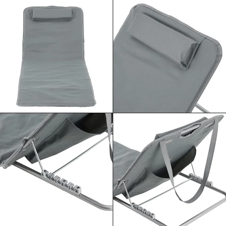 Strandmatte Cellorigo 2er Set Dunkelgrau [en. casa] – Bild 7